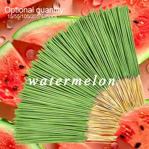 Handmade Fruit Watermelon Incense Sticks, Long-Lasting Scent, Perfect for Home, Hotel, Business Gifts, Yoga Meditation Essential