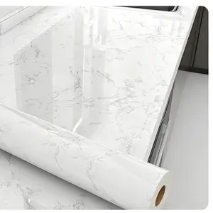 Waterproof & Heat-Resistant Marble Look Kitchen Countertop Stickers – Self-Adhesive, Oil-Proof, Thick Durable Decor