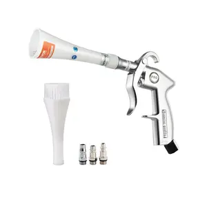 VEVOR Car Cleaning Gun, 6-9.2 Bar High-Pressure Air Blow Gun with 2 Set Nozzles, 360 °   Rotating Nozzle for Thorough Cleaning, Quickly Blasts Dirt and Dust from Surface, Work with 1/4 NPT Air Compressor