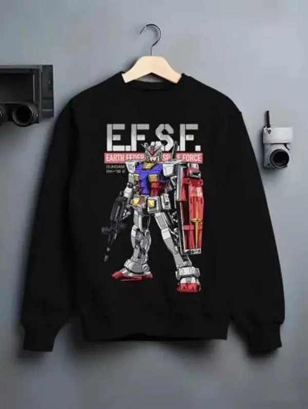 Premium Original Gundam RX-78-2 v3 E.F.S.F Retro Anime Inspired Hoodie T-Shirt