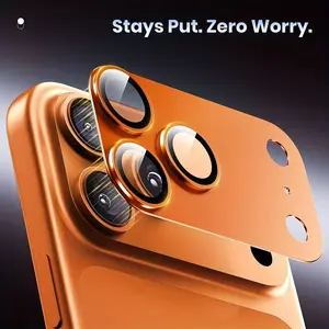 Original Color Metal Camera Protection Case for iPhone 17 Pro Max & 17pro, Durable Lens Guard Phone Accessory, Stylish Aesthetic Protective Cover Protector, Casing