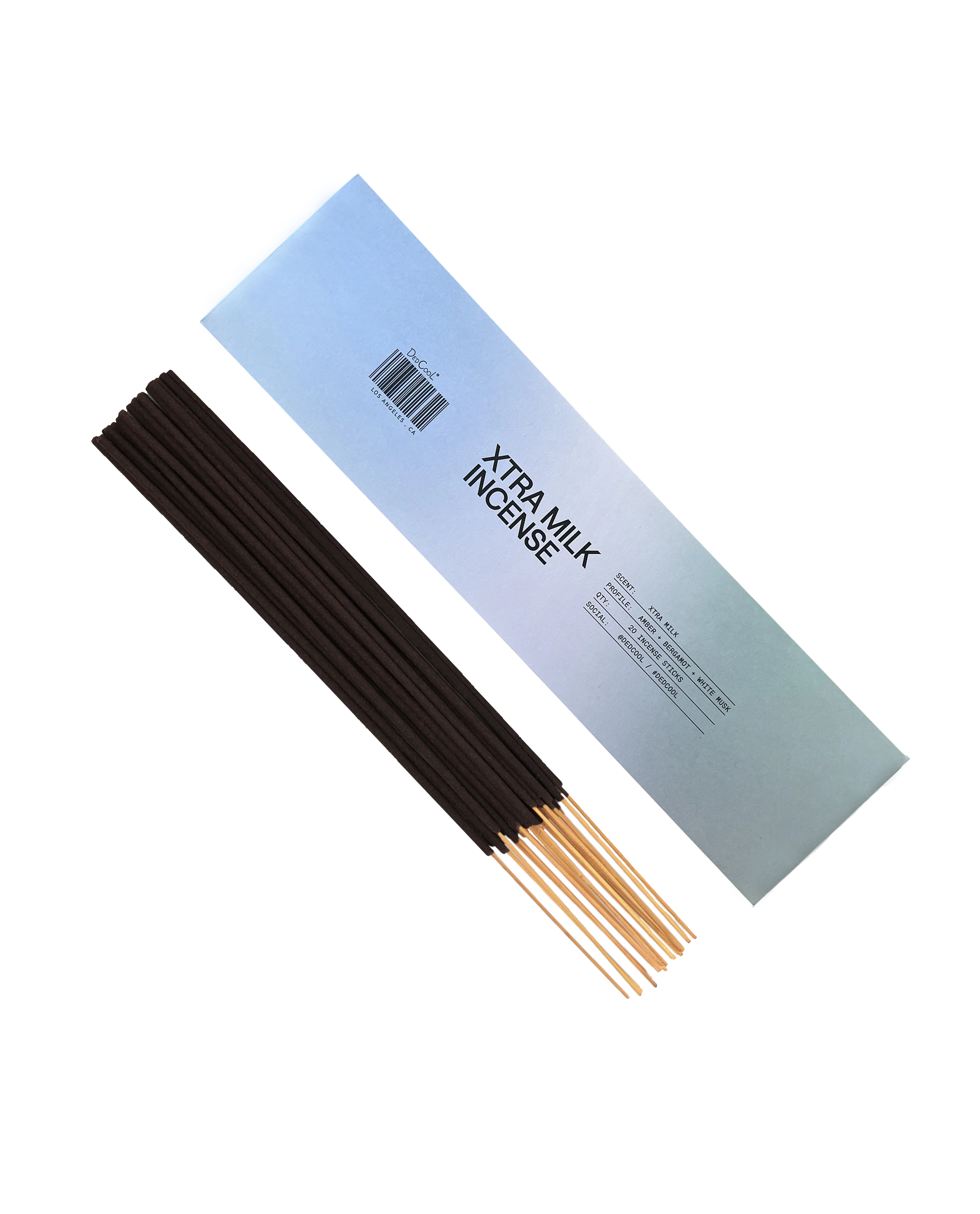 DedCool Xtra Milk Incense Sticks | Clean, Luxurious Bergamot, White Musk & Amber Scent for Home DedCool Xtra Milk Incense Sticks | Clean, Luxurious Bergamot, White Musk & Amber Scent for Home