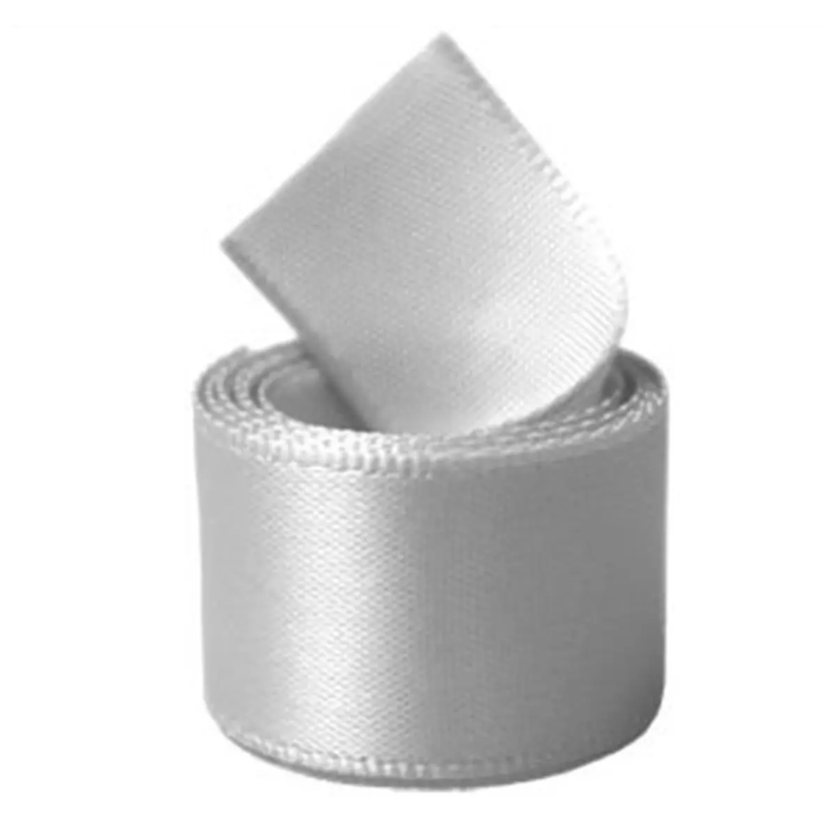 Papilion  .5 in. Double-Face Satin Ribbon 100 Yards - Shell Gray