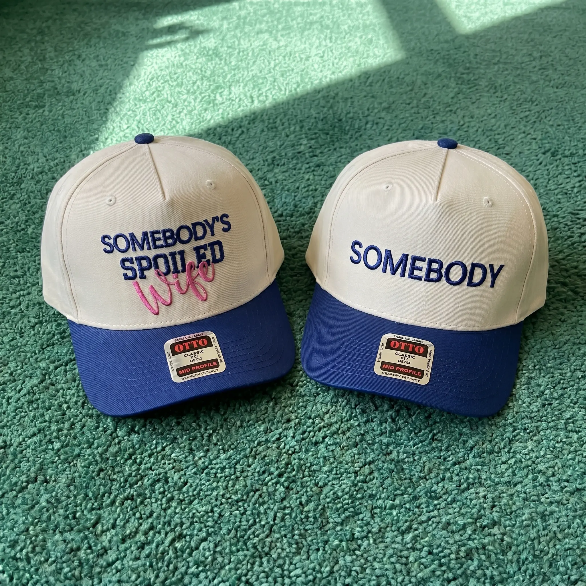 Somebody's Spoiled Wife Trucker Hat Matching Couple Hats - Unisex Hat- Couple Hat
