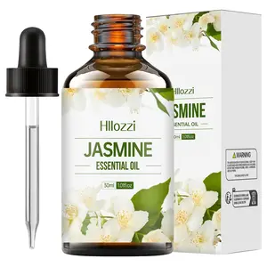 1pc 30ML Jasmine Essential Oil for Diffusers, Humidifiers, Home, Living Room, Bedroom, Bathroom, Air Freshening, Stress Relief, Therapeutic, Wellness, Aromatherapy