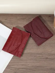 Women's Fashionable Stone Pattern Short Wallet, Casual Versatile Card Storage Bag, Lightweight and Portable Elegant Buckle Coin Purse for Outdoor, Travel and Back to School, Fashionable Card Holder