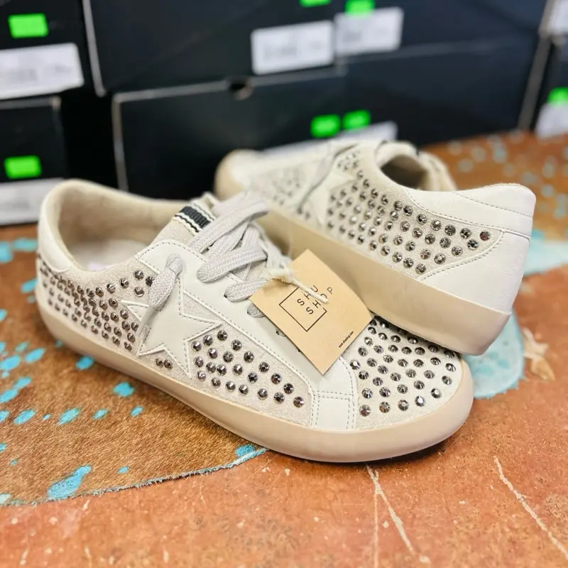 Shu shop studded sneaker casual footwear