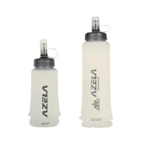 Portable Silicone Soft Water Bottle, Foldable Design, Collapsible Water Bottles For Traveling, Ideal for Outdoor Sports Camping Cycling Running Hiking, Drop-Resistant Material, Sports Drinking Bottle, Travel Water Bottle, Hydration Bottle