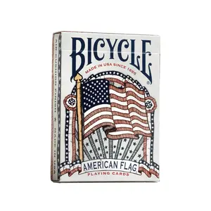 Bicycle Playing Cards American Flag Deck - Hand-Illustrated Patriotic Deck for Card Games Enthusiasts, Card Set, Themed Card Game