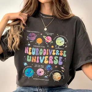 Autism Awareness Shirt, Neurodiverse Universe Shirt, Sped Teacher Shirt, Space Neurodiversity Shirt, Special Education Shirt, Autism Tees