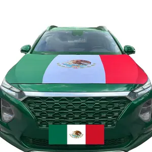 Colorful Flags Mexico Flag Car Hood Cover - Premium Sublimation Print - 4*5ft - Fender Flares, Bug & Hood - Supplier Warranty
