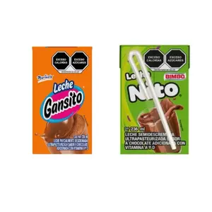 Leche Gansito y Nito 236ml sabor chocolate - Chocolate Drink