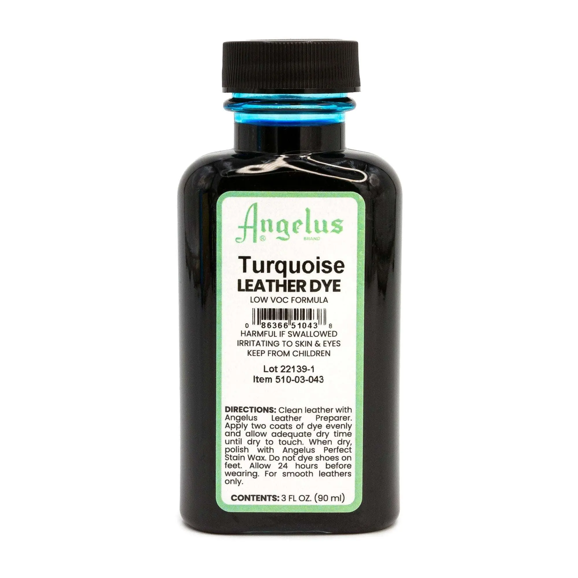 Turquoise Low VOC Leather Dye