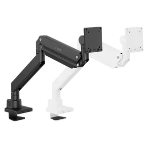 Pixio PS2S Titan Ultrawide Mega Heavy-Duty Premium Single Monitor Arm Stand fits up to 57 inch Monitors Holds up to 59.4lbs VESA Compatible Integrated Cable Management
