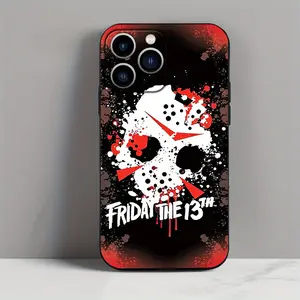 Jason Voorhees Specially for iPhone, this case has a black exterior, made of TPU, cartoonish, shockproof and highly reliable in durability. for iPhone 17 16 15 14 13 12 11 Pro Max Plus