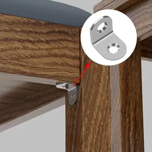 L-shaped bracket, right angle fastener corner code, furniture seam fixing, used for chairs, cabinets, tables