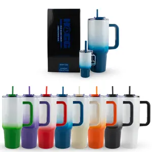 40oz Sublimatable Big Swig Tumbler With FREE 4oz Matching Mini Key Chain Tumbler, Swag, Gift, DIY