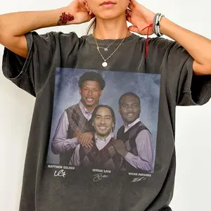 [ SPORTS GRAPHIC TEE - SALE UP TO 45% ] Matthew Golden Jordan Love Micah Parsons Football Shirt, Green Bay Step Bros Tee, Funny Football Gift Unisex