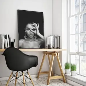 Zendaya Black & White Poster