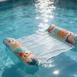 Adult Water Float Bed, 4-In-1 Multi-Function Pool Toy, Lounge Chair Float, Ideal for Adult Vacation Relaxation and Rest