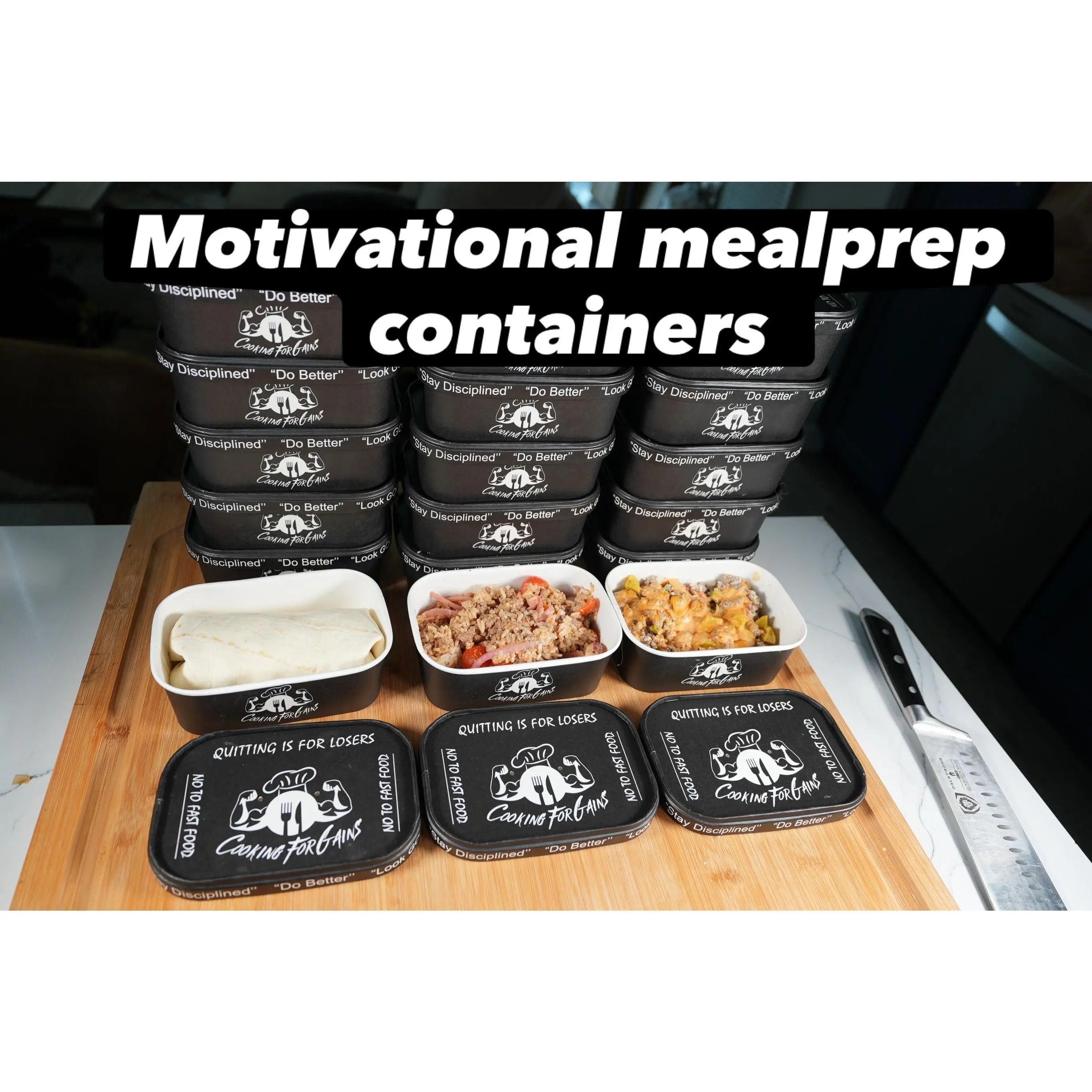 CFG™ shipping out now - Meal Prep Containers – 50 Pack
