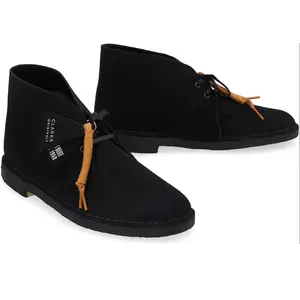 Clarks - Desert Boot - Black Suede - 26155480 - Men's