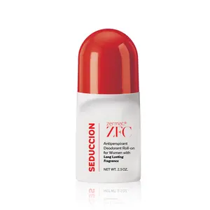 Zermat USA Senzuel Seducción, Roll-On Deodorant for Women, 24 h Antiperspirant 2.5 Oz