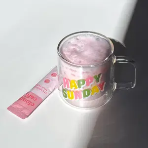 Happy Sunday - Double Insulated Glass Mug