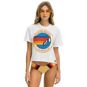 SIGNATURE LA JOLLA BOYFRIEND TEE - WHITE