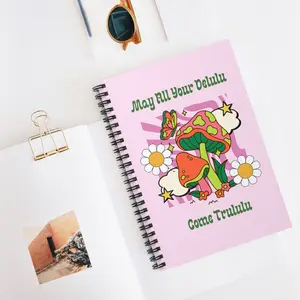May All Your Delulu Come Trululu – Groovy Journal, 118 Ruled Pages for Brain Dumps, Ideas, Manifestations, Dreams, To-Do Lists & Personal Diary – Perfect for Goal Setting, Creative Writing, Daily Inspiration & Organization