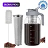 Cold Brew Coffee Maker, 1 Count Mason Jar Pitcher with Handle, Lid & Filter, Ice Tea & Coffee & Milk Storage Container #GLOBAL PICKS