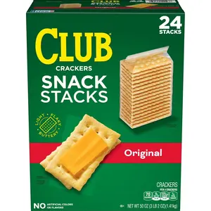 Club Crackers, Snack Stacks, 2.08 oz., 24 pk., Organic