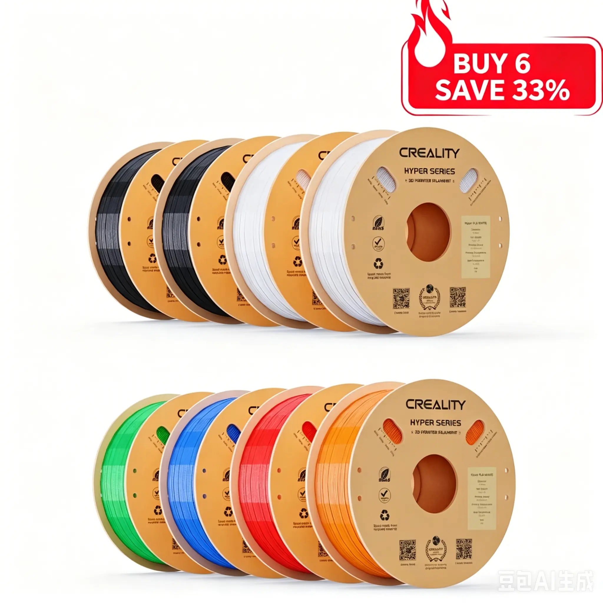Creality  Hyper Series PLA 3D Printing Filament 1kg