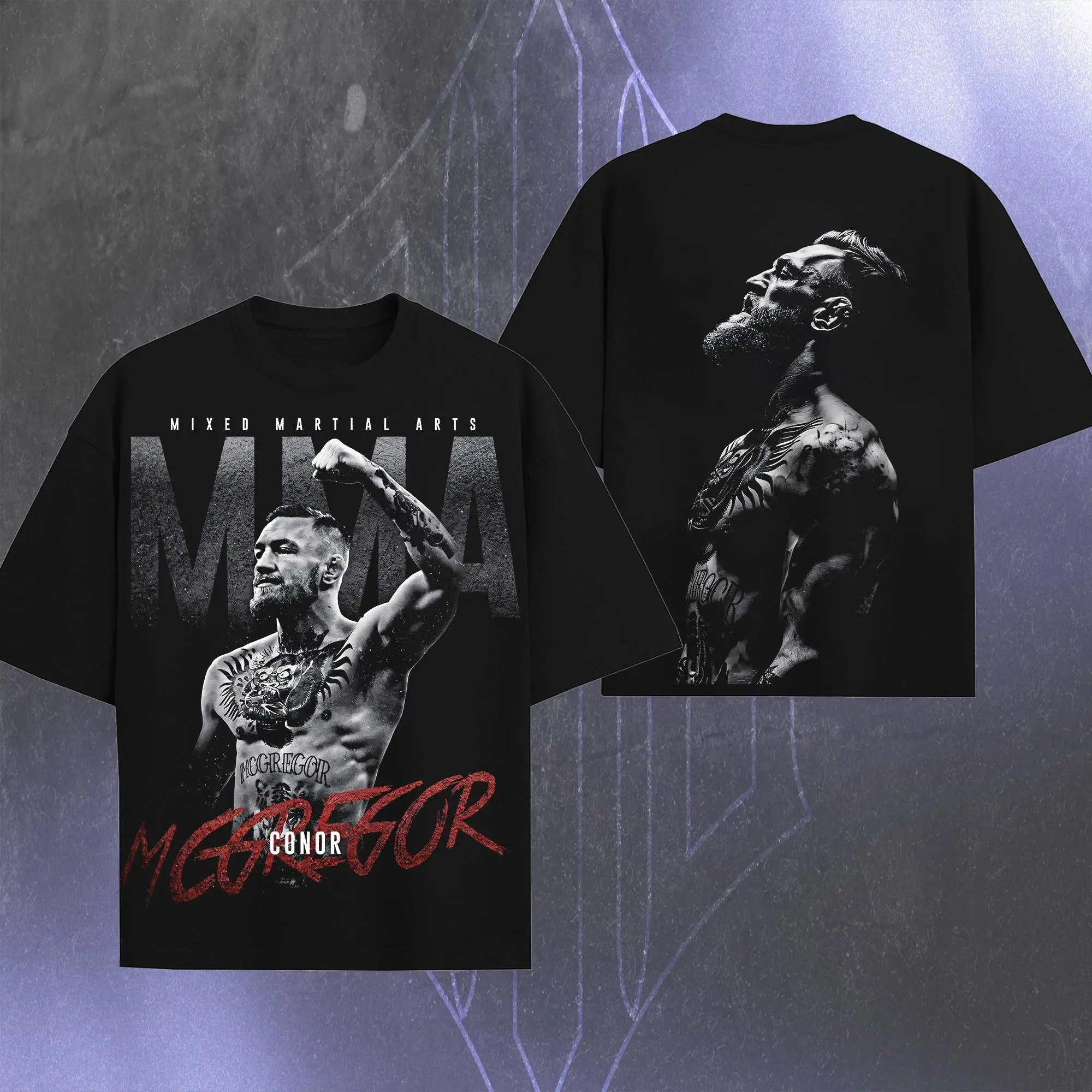 UFC Conor McGregor Retro Washed Cotton Graphic tee, Graphic t-shirts, oversized tshirt – Irish Legend Fighter Gift, Gift for fan, UFC Style