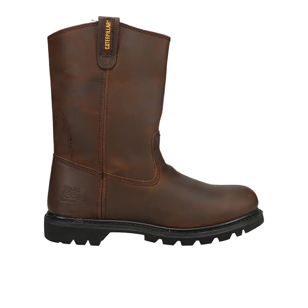 Cat Footwear Mens Revolver Electrical Hazard Soft Toe Work/Duty - Brown Cat Footwear Mens Revolver Electrical Hazard Soft Toe Work/Duty - Brown