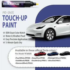 Car Touch up Paint( Multi-Color) Compatible with Tesla Model Y/3/X/S, Car Paint Pen Scratch Repair Two-In-One Touch Up Paint, Premium Car Scratch Remover for Deep Scratches repair kit