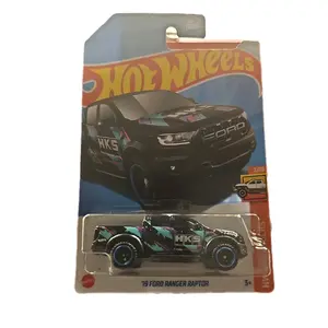 Hot Wheels 19 Ford Ranger Raptor Diecast Car with HKS Graphics and Blue Wheels for Kids Ages 3+