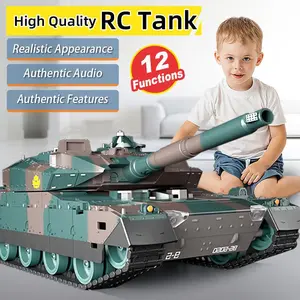 TongLi 1/24 Scale Remote Control Tank, Remote Control Tank, Toy Tank, Realistic Sound and Light Effects, Remote Control Toy Tank, Rotatable Turret, Toy for Boys Aged 8-12, Birthday Gift Toy,Toy Gifts	 Christmas gift	New Year gift Rechargeable