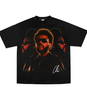 WEEKND Face Tee Graphic Print Short Sleeve T-Shirt 9U9 8E2
