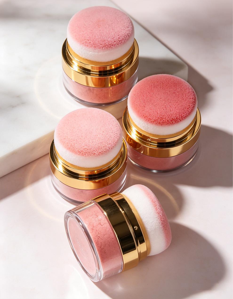 3 boxes,makeup set kit,Lazy blush, quick makeup, with a small mirror, makeup at any time, 3 color blush, enhance color, cosmetics,Valentine's Day gift，Holiday gift