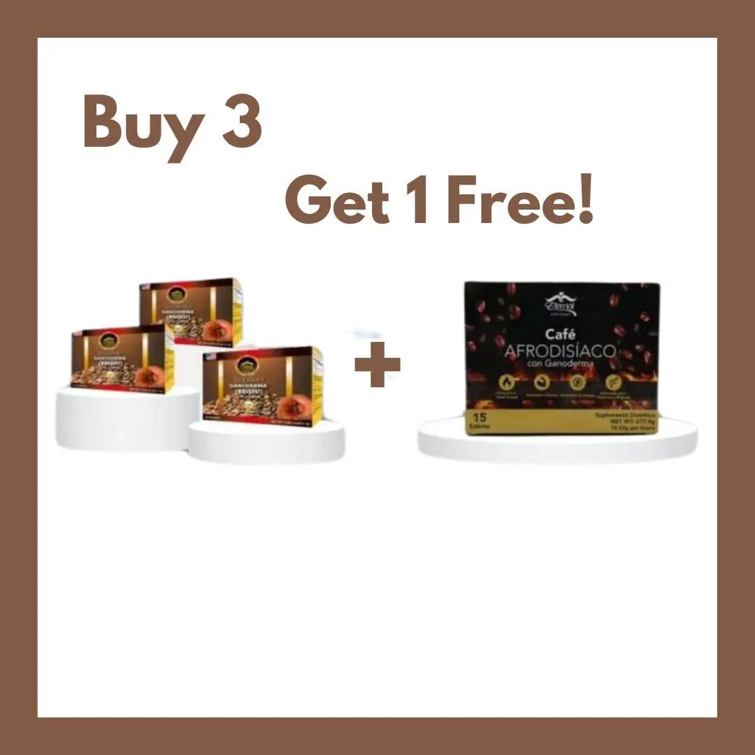 Buy 3 Get 1 Free Combo of 3 Lattes and 1 Maca Root Ganoderma Coffee , eternal spirit beauty