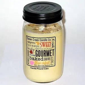 Swan Creek 100% Soy 24 Oz. Jar Candle - Vanilla Pound Cake