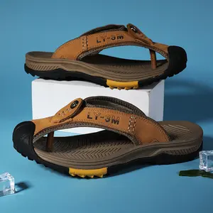 Men’s Summer Closed-Toe Sandals/Slides – Soft Sole, Non-Slip Beach Casual Design, Dual-Use for Outdoor Wear