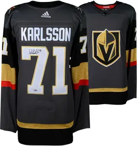 William Karlsson Vegas Golden Knights Autographed Black Adidas Authentic Jersey - Fanatics Authentic Certified