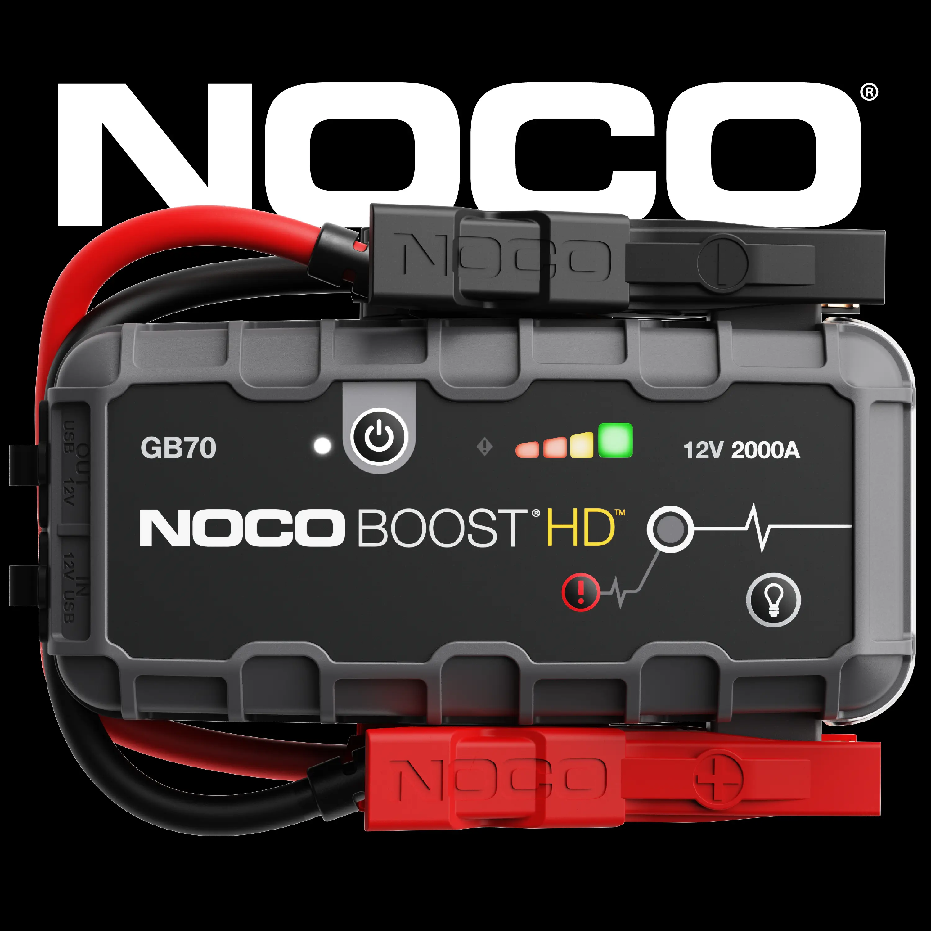 【FathersDayGift】 NOCO Boost HD GB70 2000A UltraSafe Jump Starter for 8.0L Gasoline and 6.0L Diesel Engines