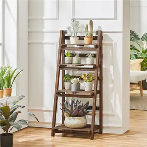 Yaheetech 4 Tier Foldable Wooden Flower Stand Flower Plant Display Stand Shelf Ladder Stand for Living Room Balcony Patio Yard Indoors & Outdoors Yaheetech 4 Tier Foldable Wooden Flower Stand Flower Plant Display Stand Shelf Ladder Stand for Living Room Balcony Patio Yard Indoors & Outdoors