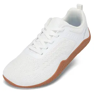 Barefoot Minimalist Shoes for Women & Men Zero Drop Wide Toe Box Lightweight Canvas Slip-On Sneakers Athletic Comfort Footwear Breathable Upper