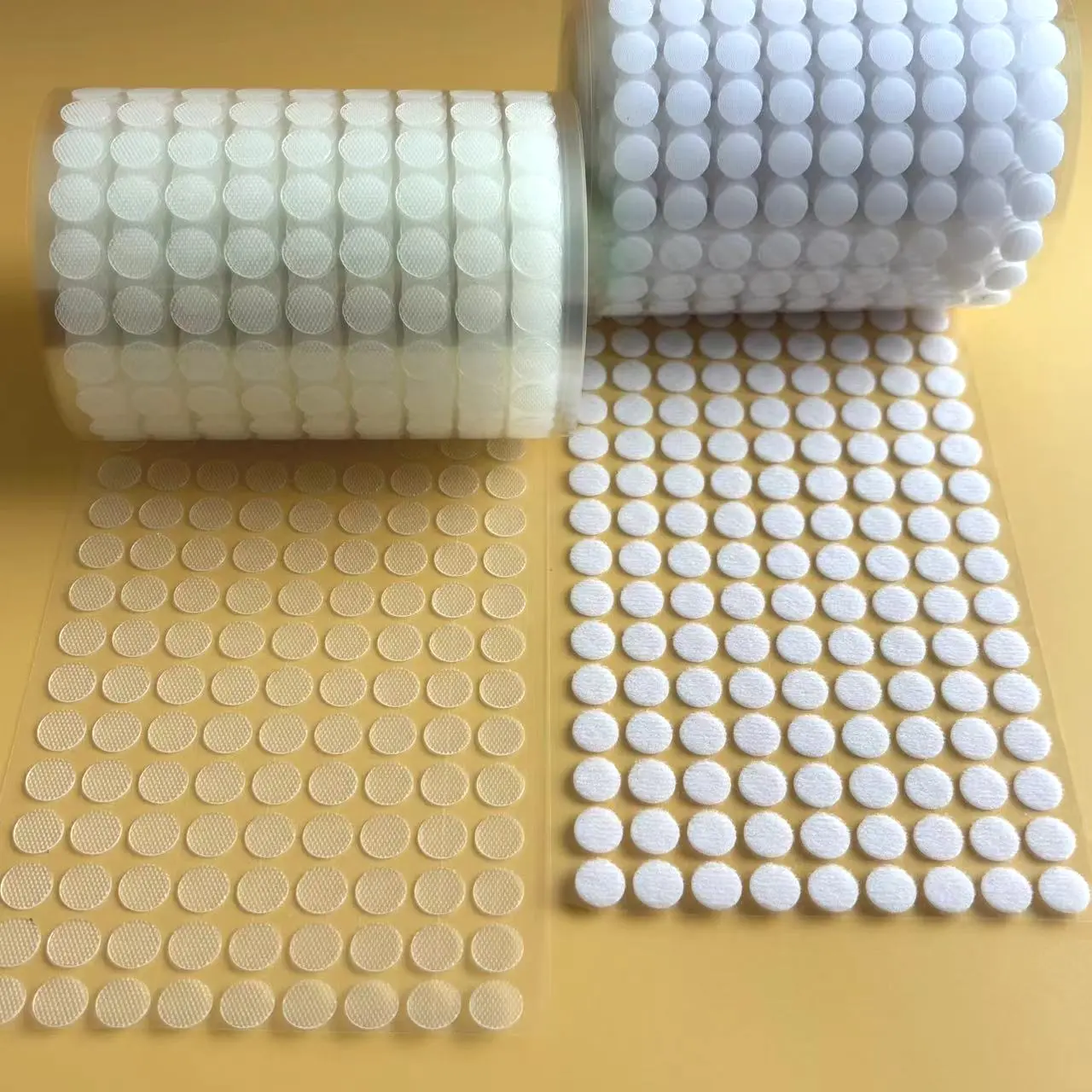 630pcs (315 Pairs) Self-Adhesive Hook & Loop Dots, Adhesive Velcro, Easy Velcro | Nylon Hook Loop Tapes for Home, Office & Classroom Organization | Classroom Supplies, Office Accessories, Minimalist Design, Durable Adhesive