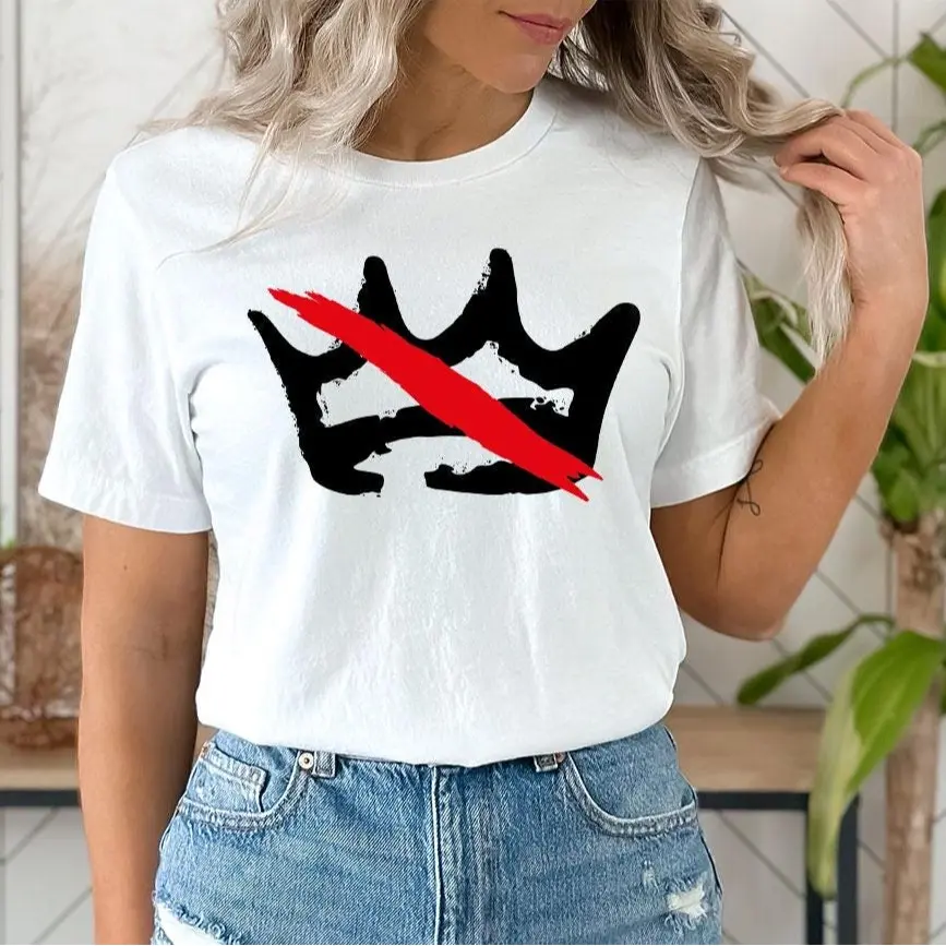 No Kings in America Shirt, Crown No Kings T-shirt, Protest Shirts, Nope Kings Tee, Democrats Protest Shirt, Men Women Casual Cotton Tops