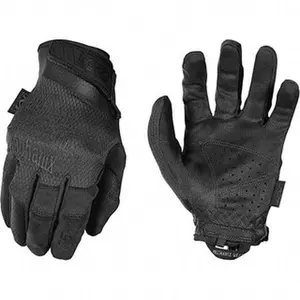 Mechanix Wear Size L Work Gloves For Mechanics & Lifting, Uncoated, Hook & Loop Cuff, Full Fingered, Covert, Paired MSD-55-010
